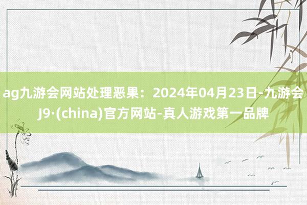 ag九游会网站处理恶果：2024年04月23日-九游会J9·(china)官方网站-真人游戏第一品牌