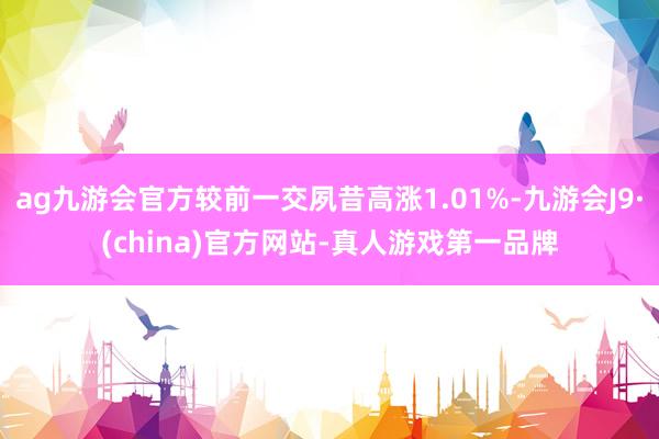 ag九游会官方较前一交夙昔高涨1.01%-九游会J9·(china)官方网站-真人游戏第一品牌