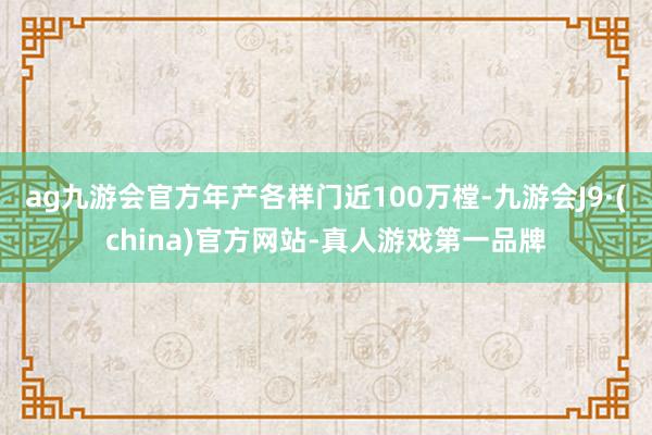 ag九游会官方年产各样门近100万樘-九游会J9·(china)官方网站-真人游戏第一品牌